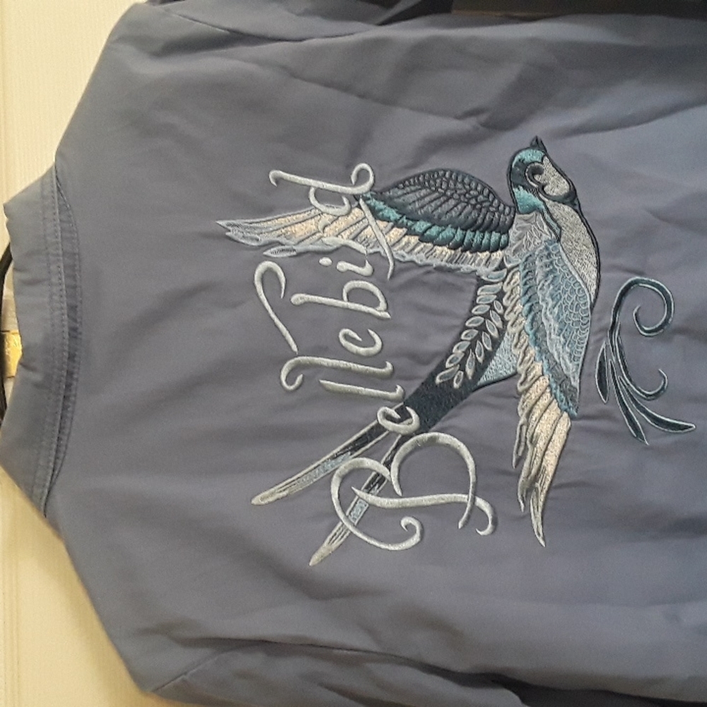 SALE PENDING Spell Blue Belle (Bellebird) Chambray Shirt Jacket BNWT FSOT - Picture 2 of 12